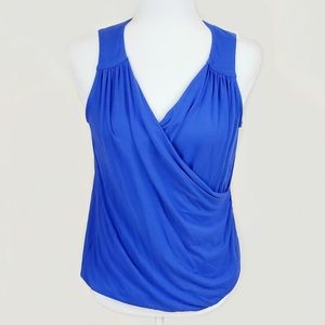 Tommy Bahama Royal Blue Wrap Top Sz. S